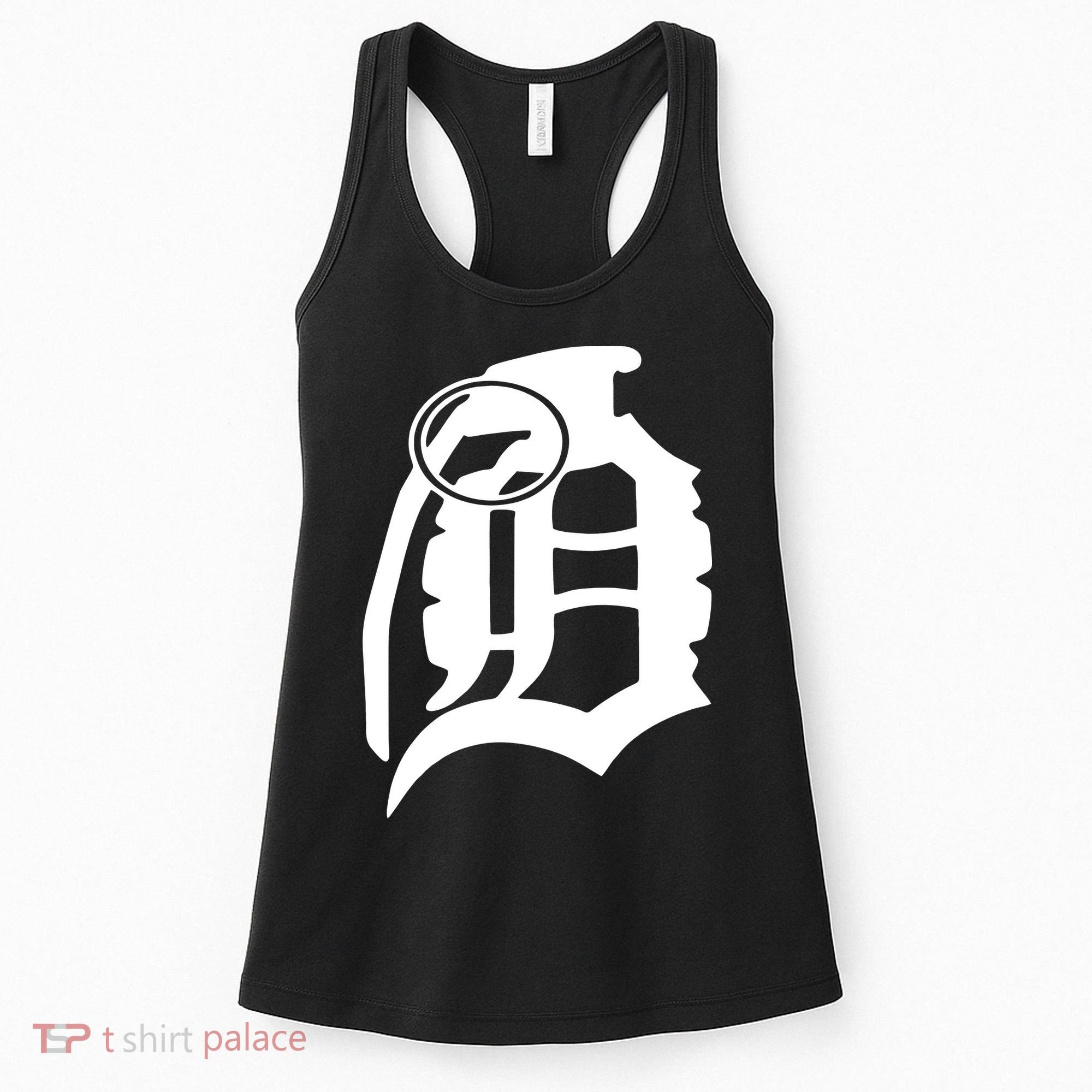 Detroit English D Grenade Michigan Logo Women's Tank Top