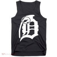 Detroit English D Grenade Michigan Logo Tank Top thumb 0