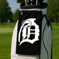 Detroit English D Grenade Michigan Logo Golf Towel thumb 2