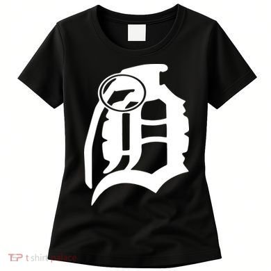 Detroit English D Grenade Michigan Logo Women's T-Shirt