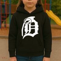 Detroit English D Grenade Michigan Logo Kids Hoodie thumb 3