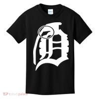 Detroit English D Grenade Michigan Logo Kids T-Shirt thumb 0