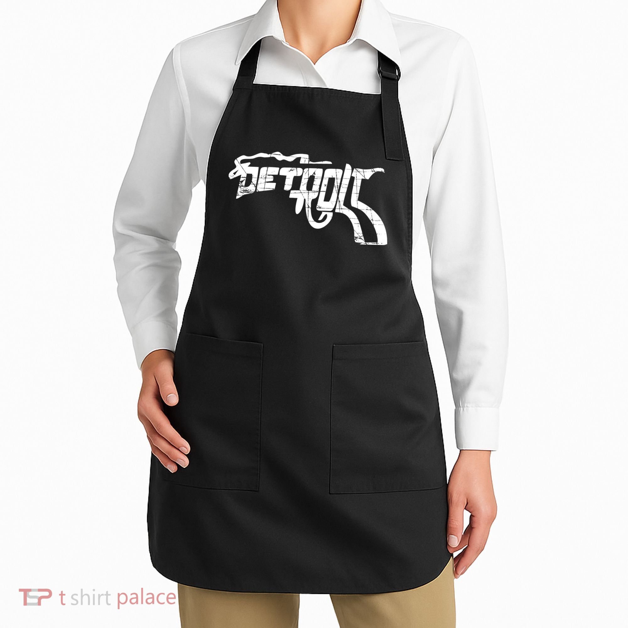 Detroit Gun n Smoke Revolver Apron