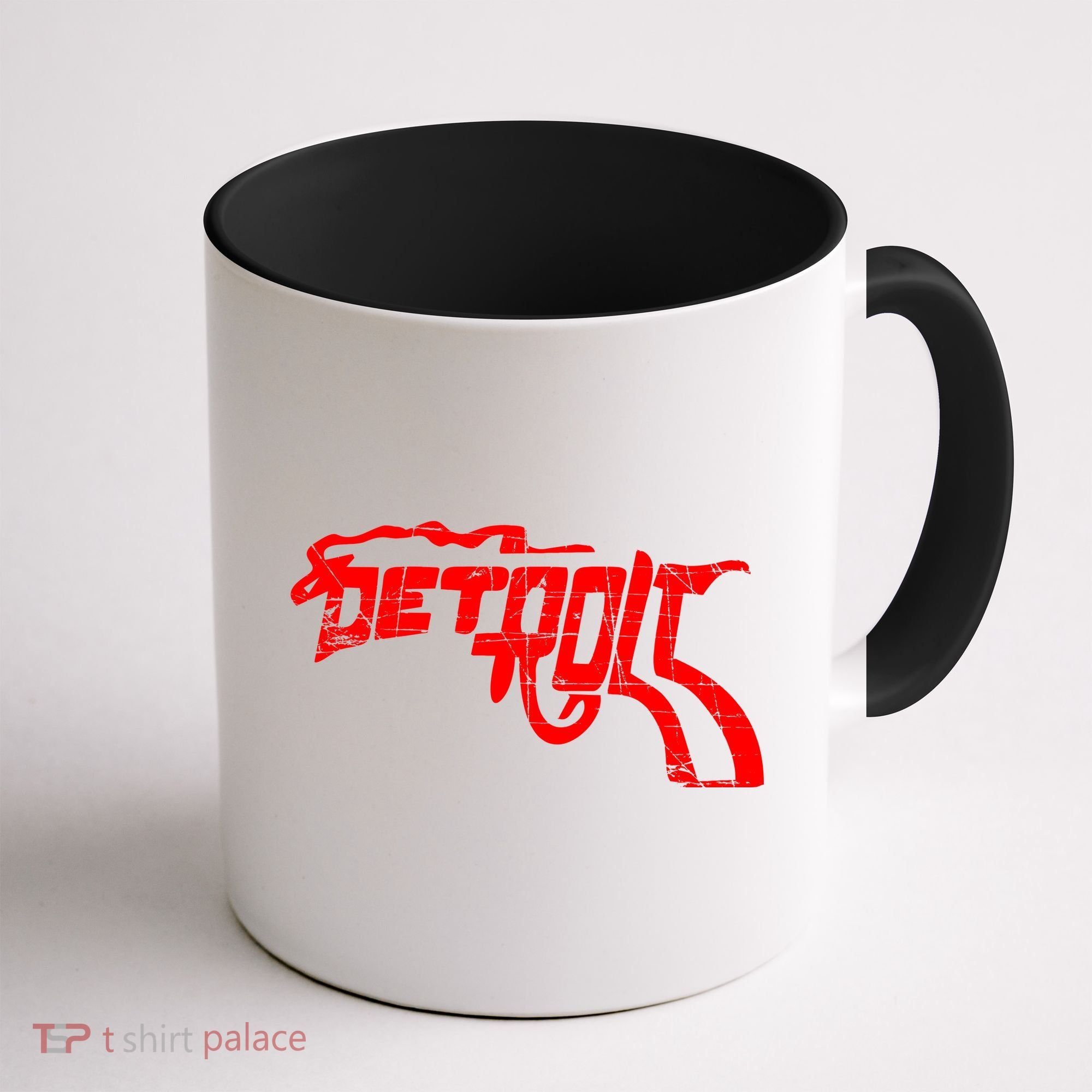 Detroit Gun n Smoke Revolver Coffee Mug