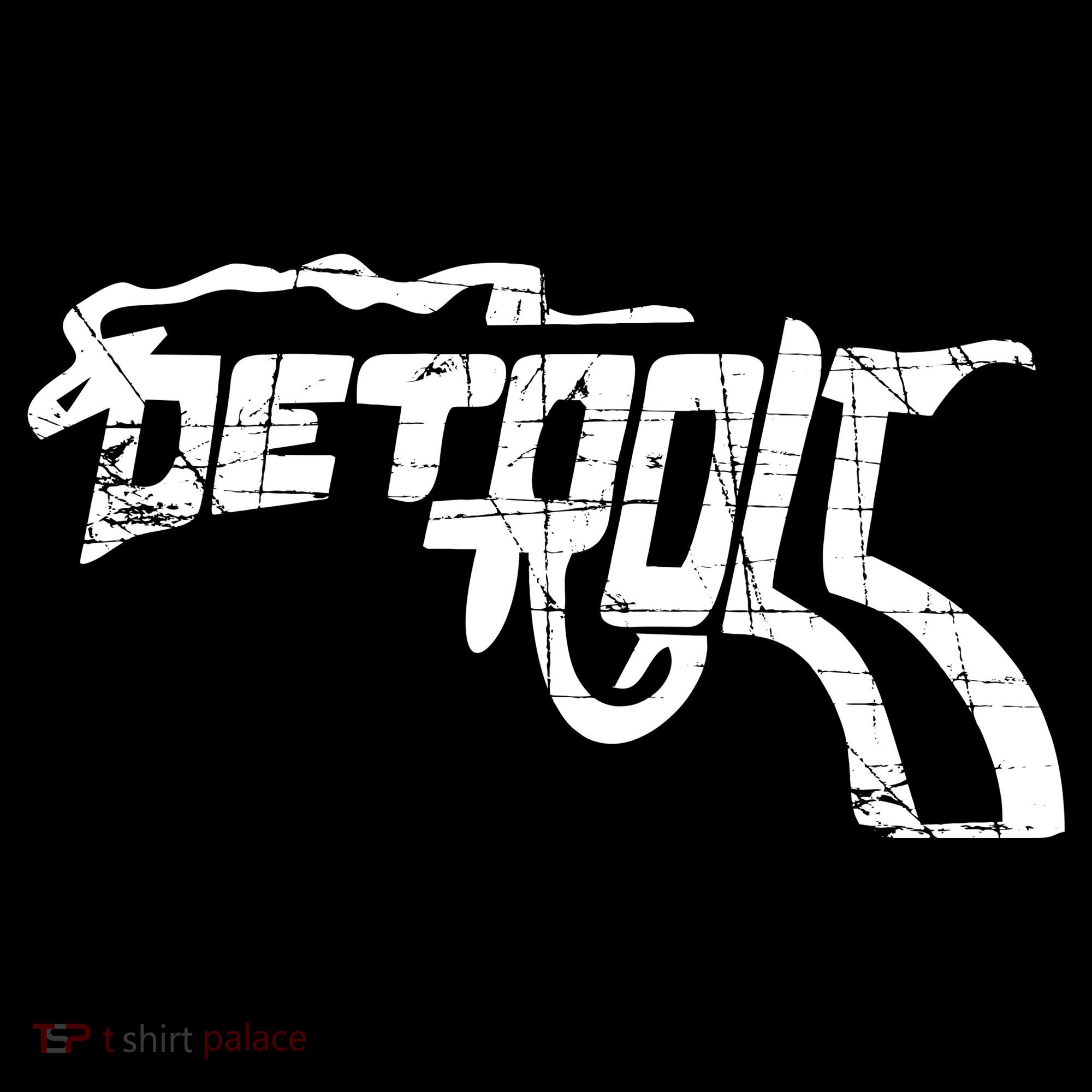 Detroit Gun n Smoke Revolver Women's Hoodie