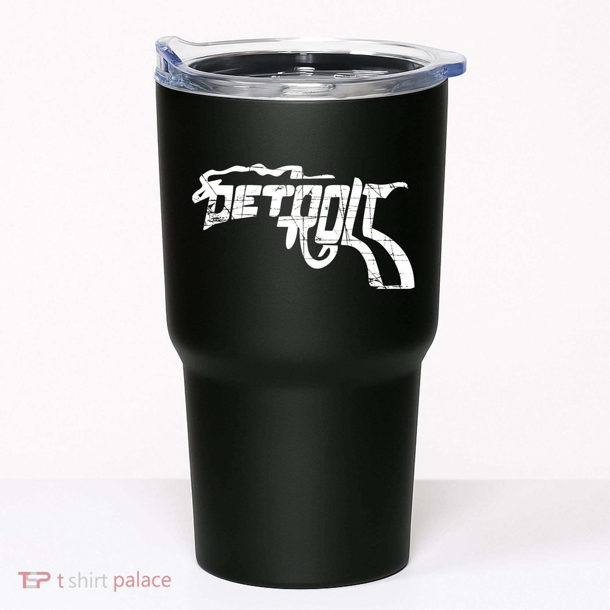 Detroit Gun n Smoke Revolver Tumbler