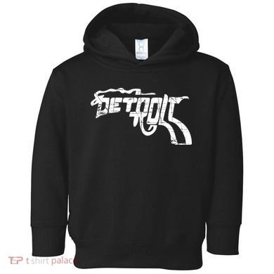 Detroit Gun n Smoke Revolver Toddler Hoodie