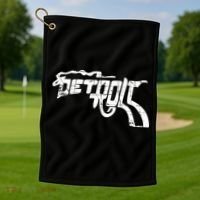 Detroit Gun n Smoke Revolver Golf Towel thumb 1