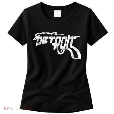 Detroit Gun n Smoke Revolver Women's T-Shirt