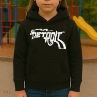 Detroit Gun n Smoke Revolver Kids Hoodie thumb 3