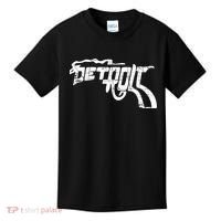 Detroit Gun n Smoke Revolver Kids T-Shirt thumb 0