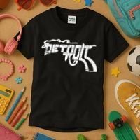 Detroit Gun n Smoke Revolver Kids T-Shirt thumb 3