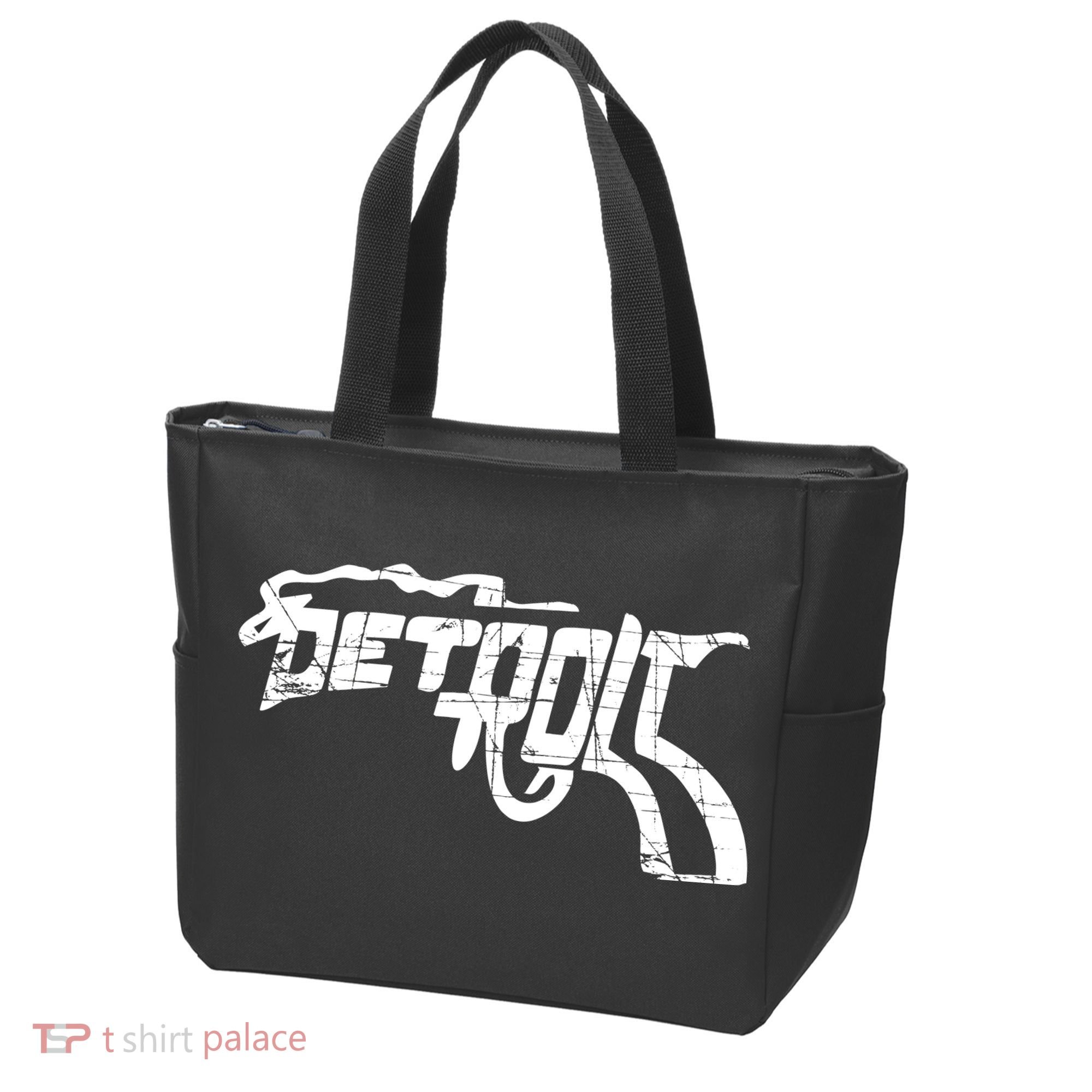 Detroit Gun n Smoke Revolver Tote Bag