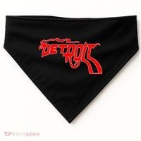 Detroit Gun Smoke Revolver USA-Made Doggie Bandana thumb 0