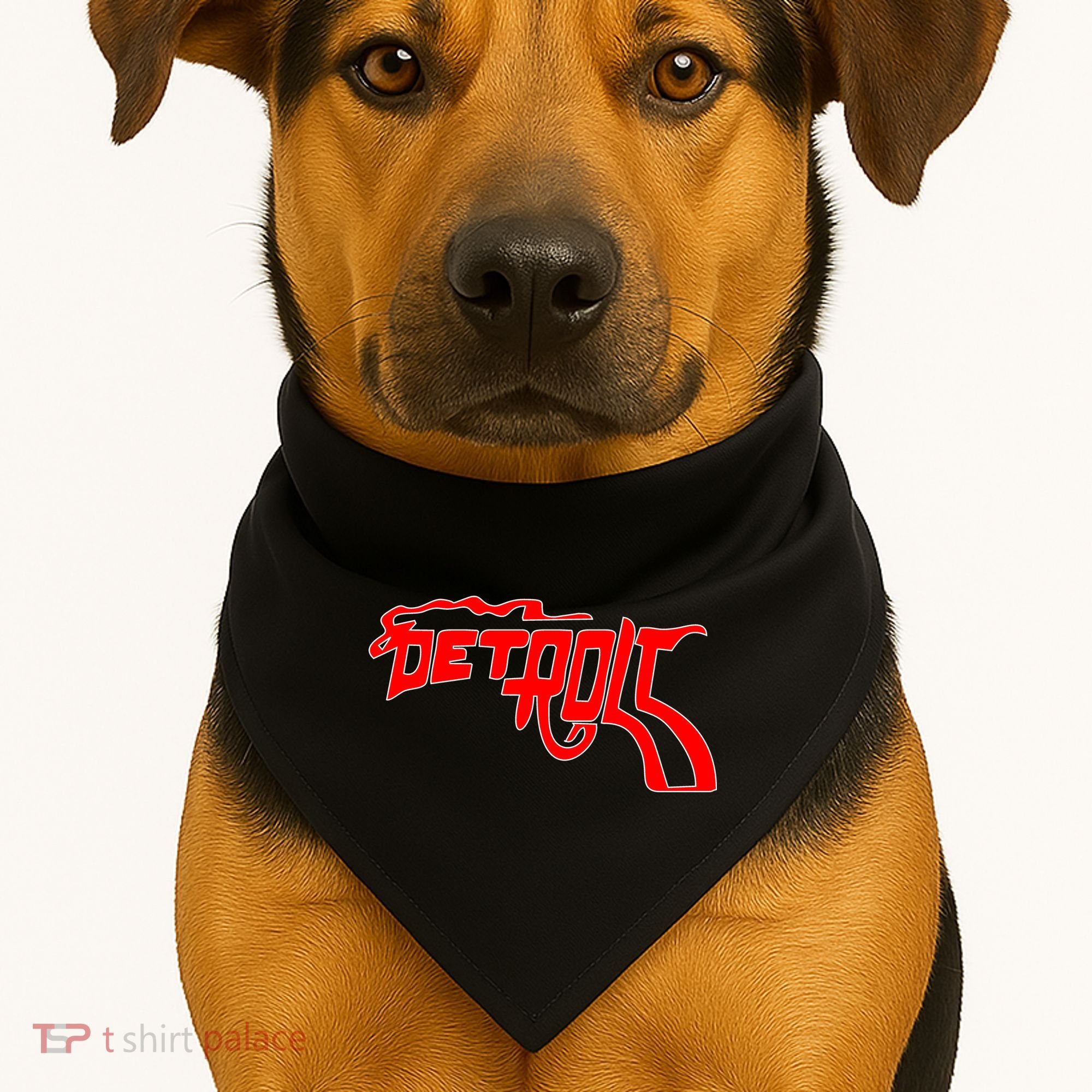 Detroit Gun Smoke Revolver USA-Made Doggie Bandana