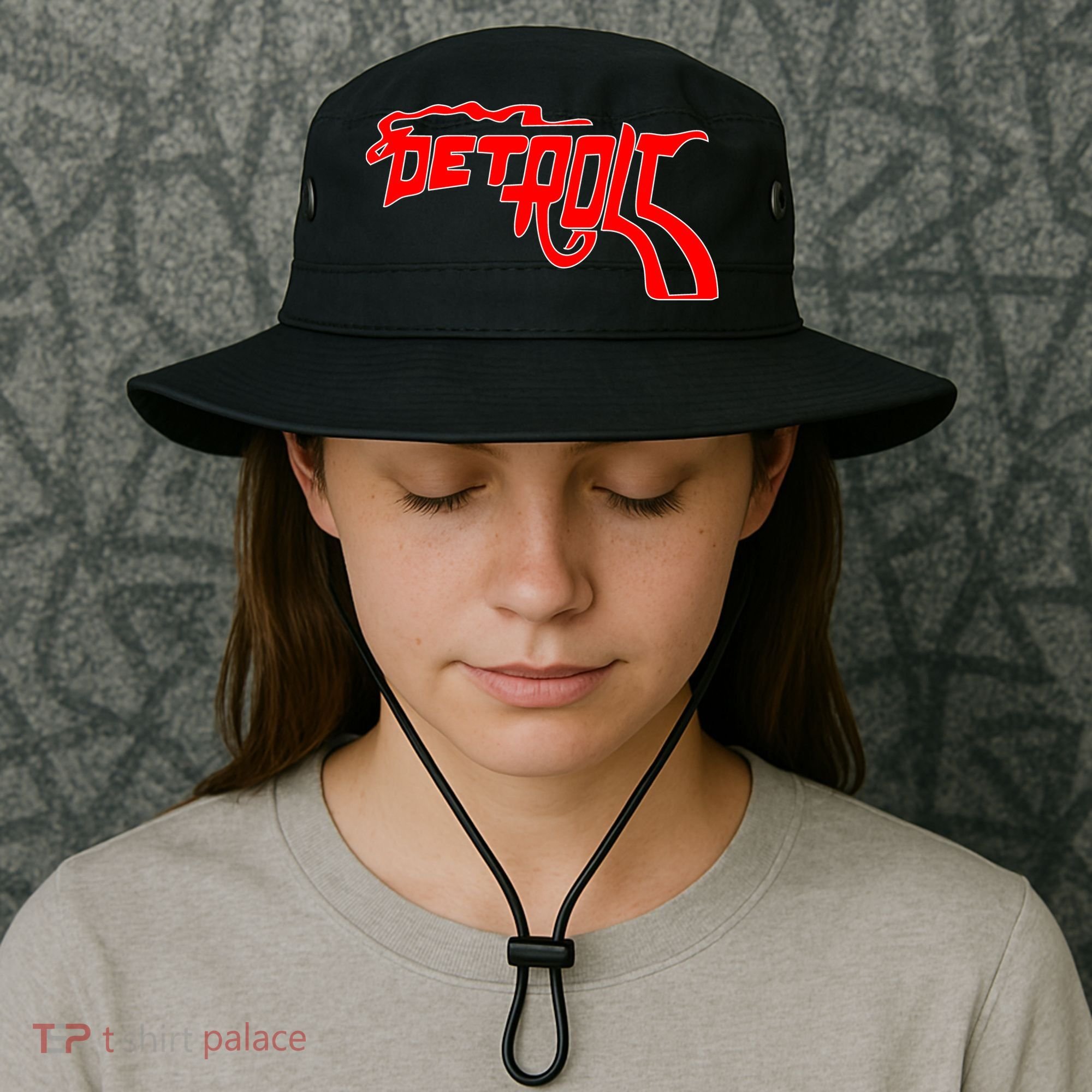 Detroit Gun Smoke Revolver Bucket Hat