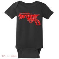 Detroit Gun Smoke Revolver Baby Bodysuit thumb 0
