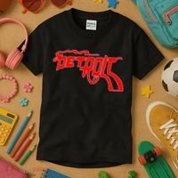 Detroit Gun Smoke Revolver Kids T-Shirt thumb 3