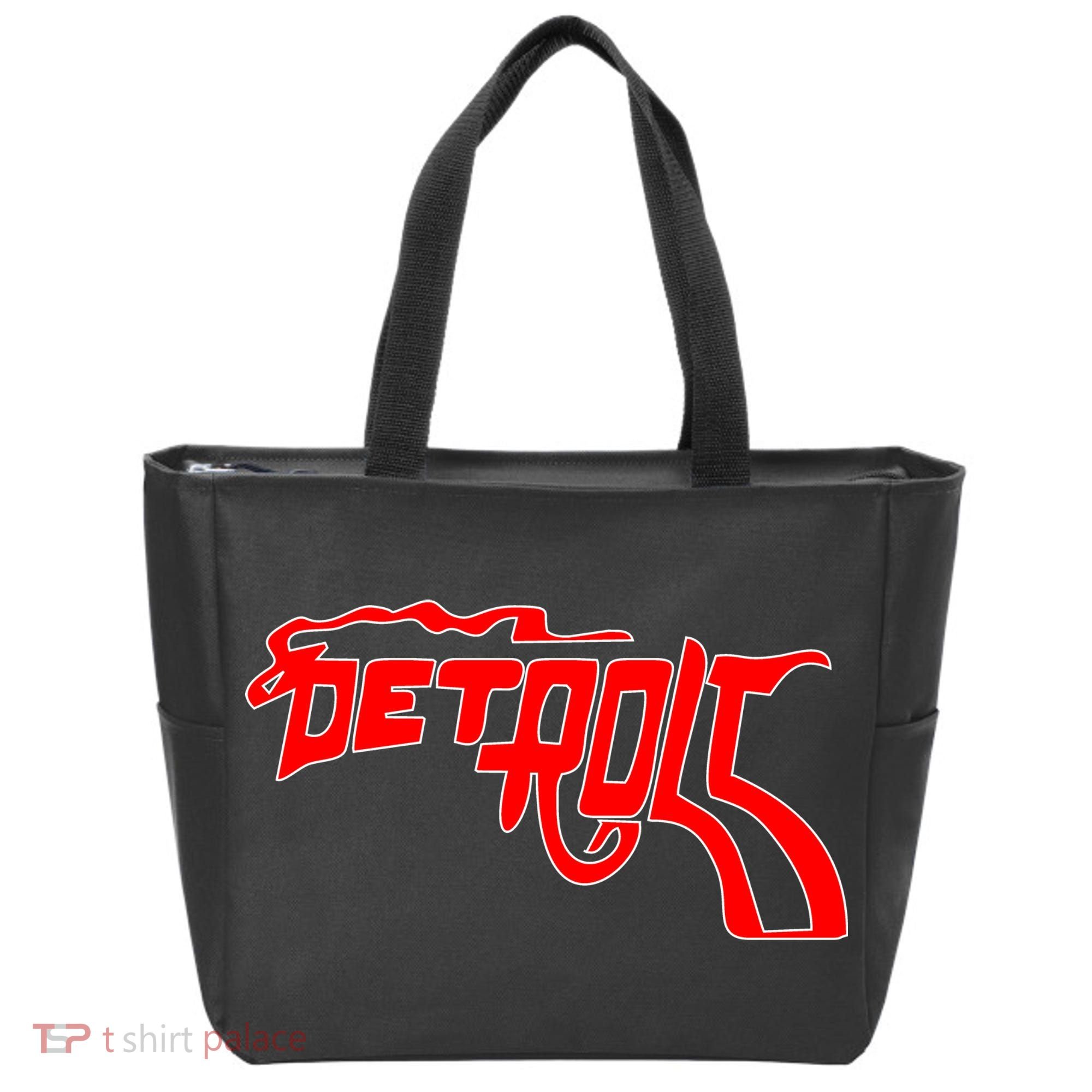 Detroit Gun Smoke Revolver Tote Bag