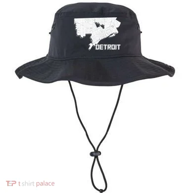 Detroit Illustration Map Bucket Hat