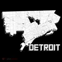 Detroit Illustration Map Bucket Hat thumb 4