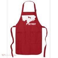 Detroit Illustration Map Apron thumb 0