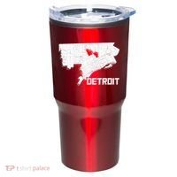 Detroit Illustration Map Tumbler thumb 0