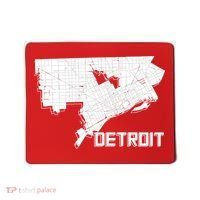 Detroit Illustration Map Mousepad thumb 0