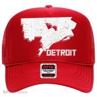 Detroit Illustration Map Hat thumb 0
