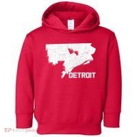 Detroit Illustration Map Toddler Hoodie thumb 0