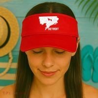 Detroit Illustration Map Visor thumb 2