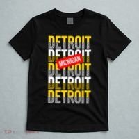 Detroit Michigan Typography T-Shirt thumb 5