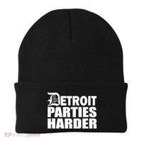 Detroit Parties Harder Beanie thumb 0