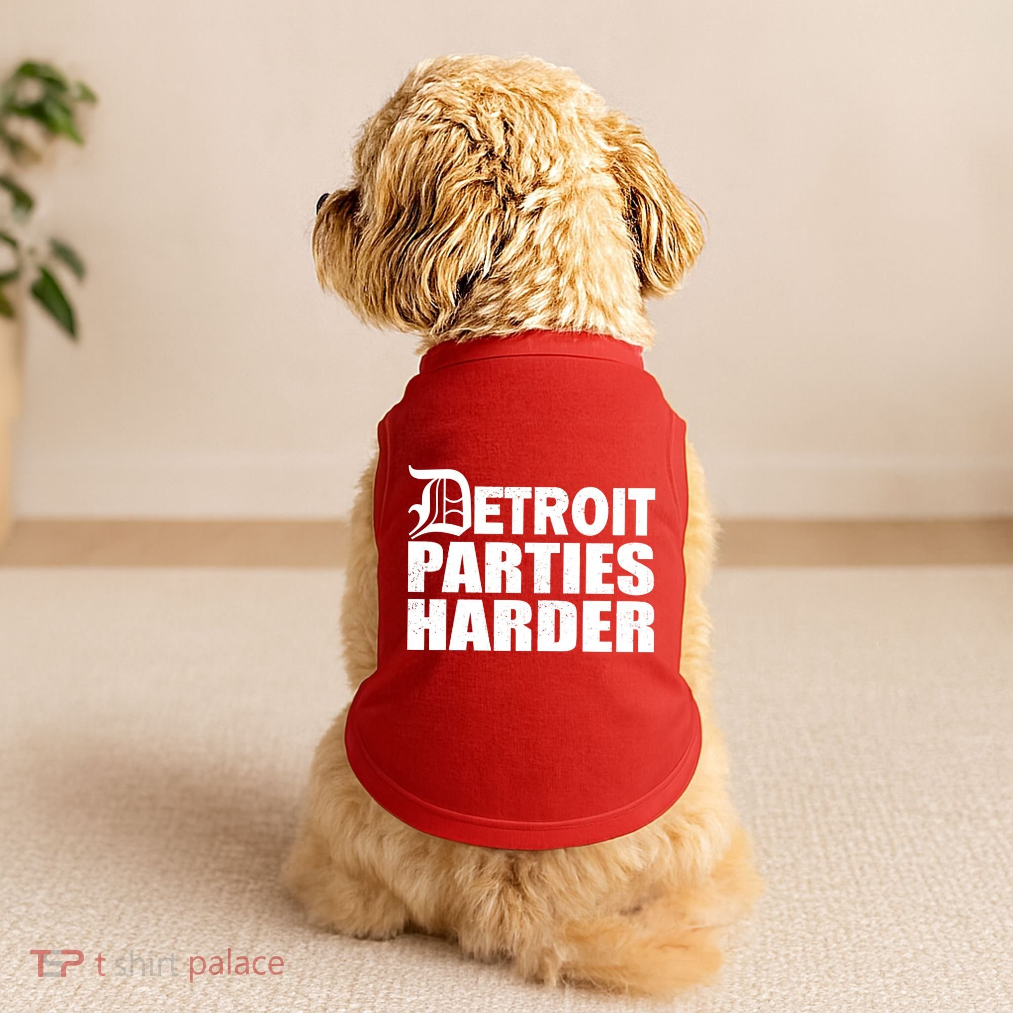 Detroit Parties Harder Doggie Tank