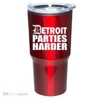 Detroit Parties Harder Tumbler thumb 0
