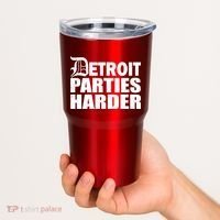 Detroit Parties Harder Tumbler thumb 2