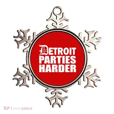 Detroit Parties Harder Ornament