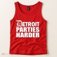 Detroit Parties Harder Tank Top thumb 2
