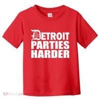 Detroit Parties Harder Toddler T-Shirt thumb 0