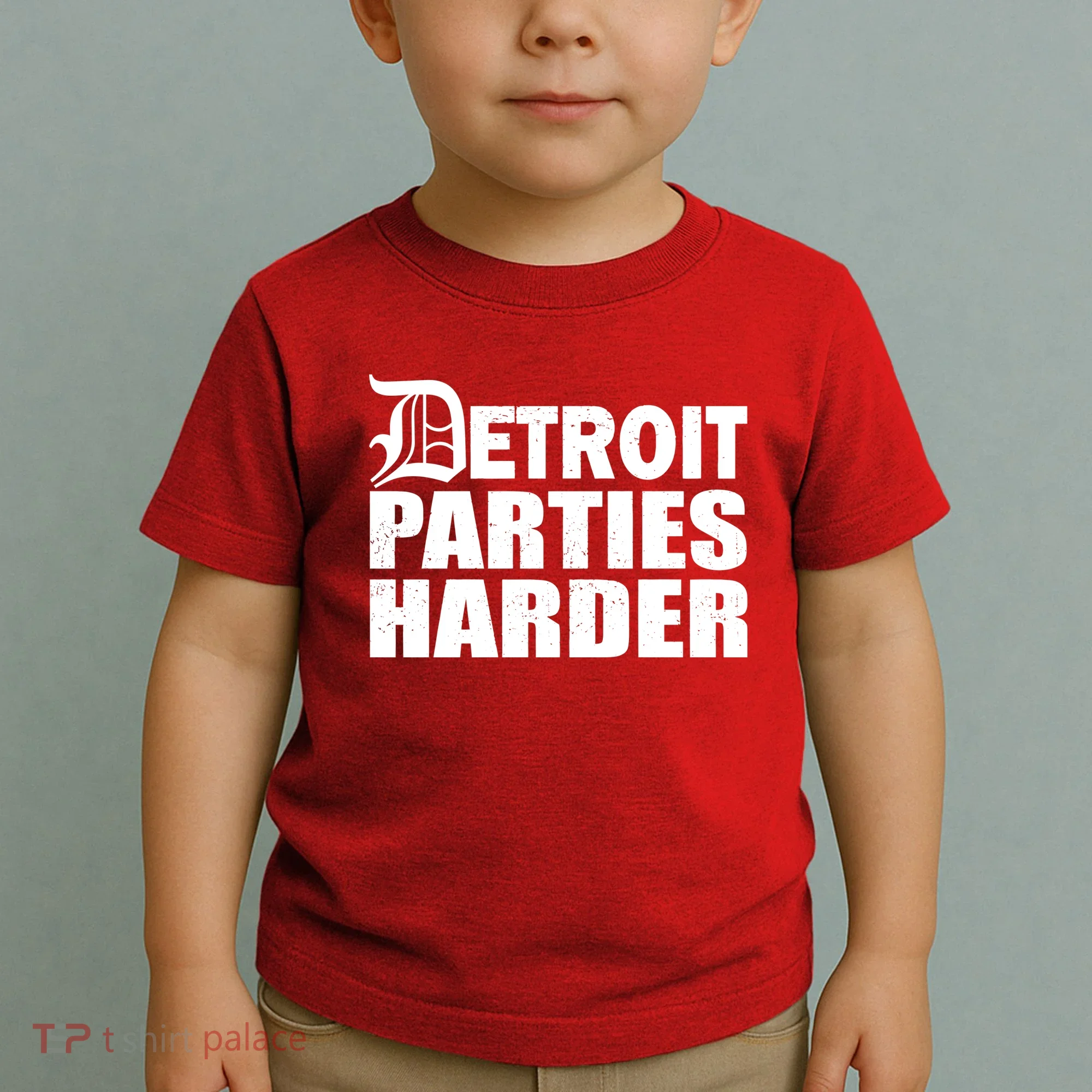 Detroit Parties Harder Toddler T-Shirt