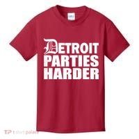 Detroit Parties Harder Kids T-Shirt thumb 0