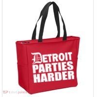 Detroit Parties Harder Tote Bag thumb 2