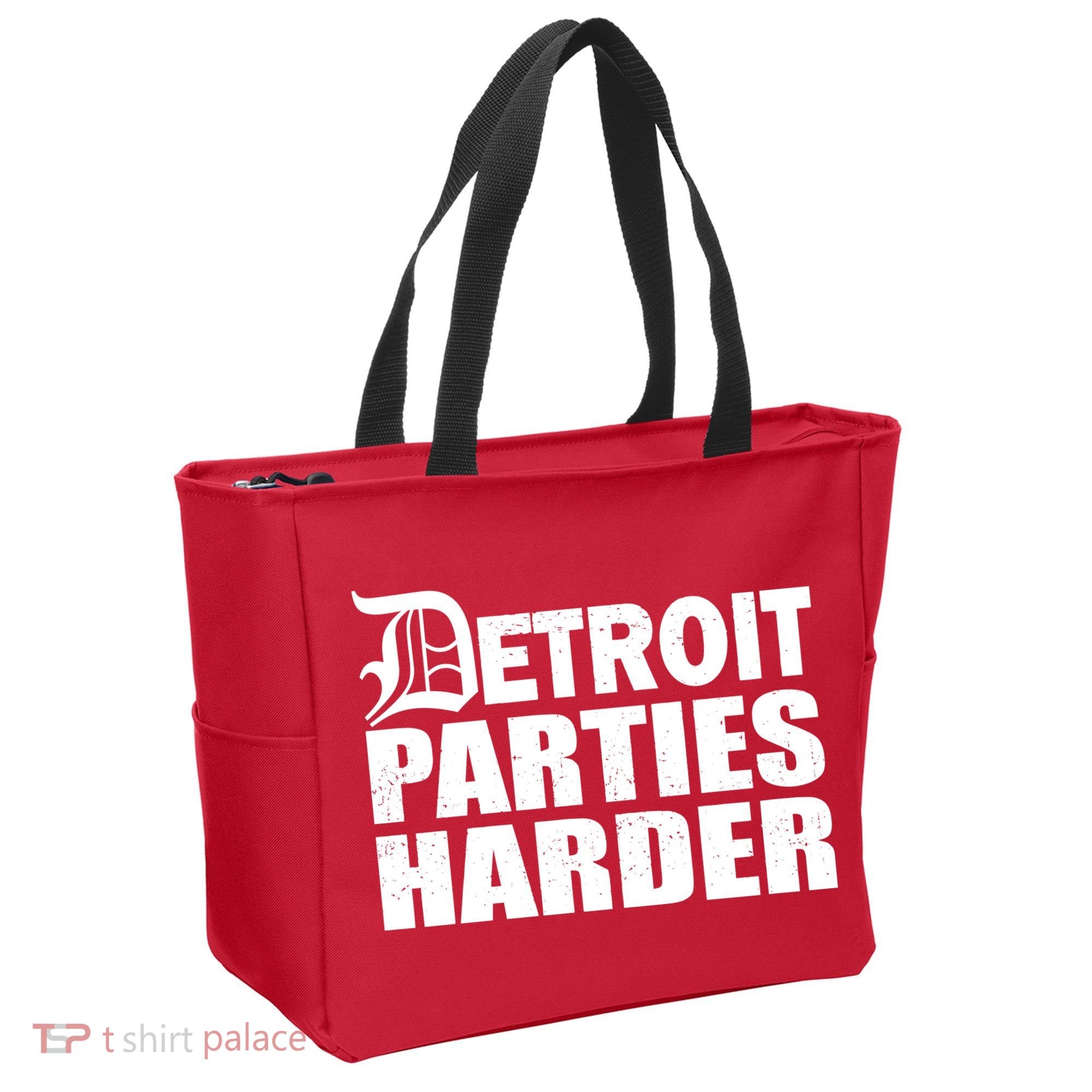 Detroit Parties Harder Tote Bag