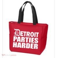 Detroit Parties Harder Tote Bag thumb 3