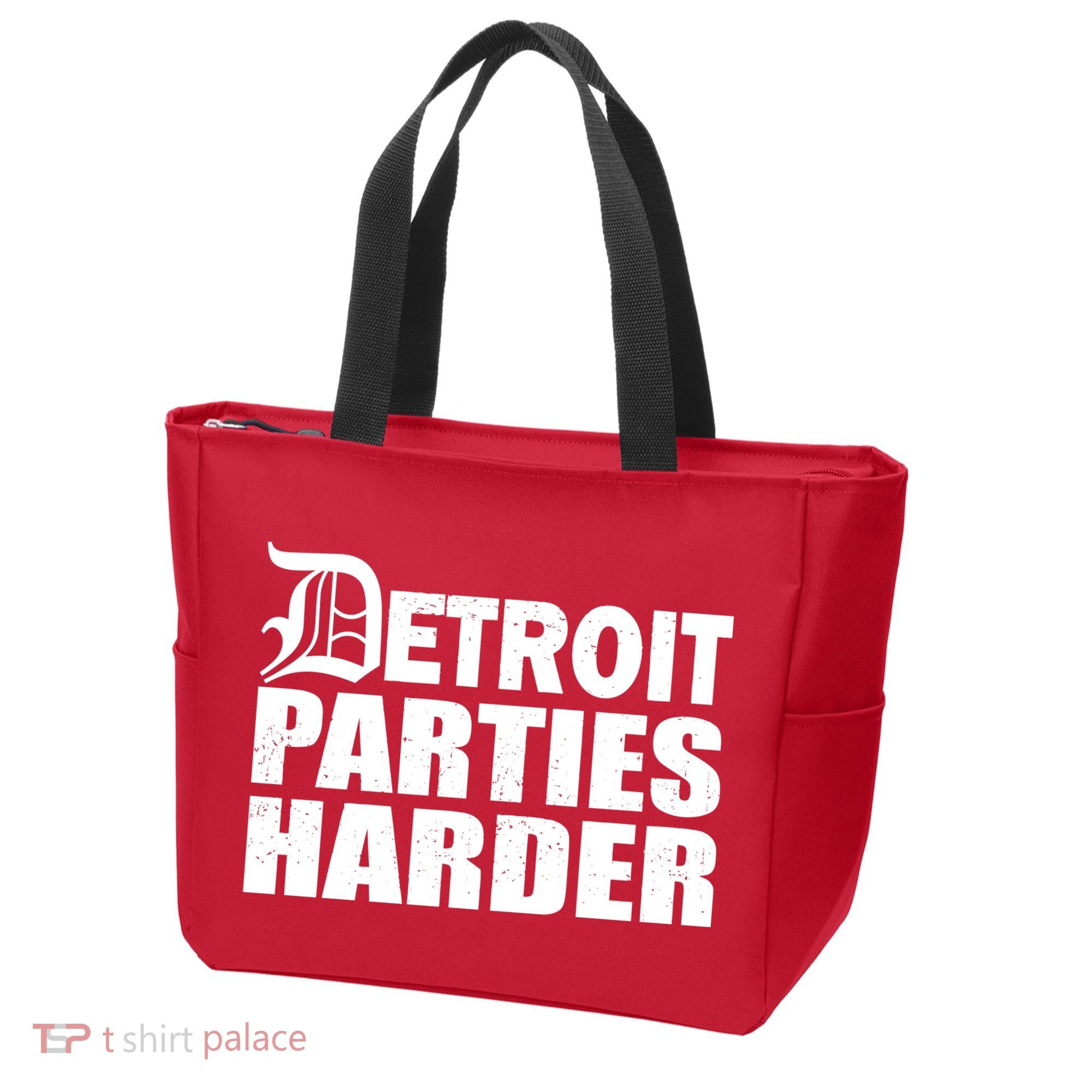 Detroit Parties Harder Tote Bag