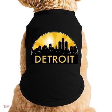 Detroit Record Logo Doggie Tank
