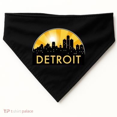 Detroit Record Logo USA-Made Doggie Bandana