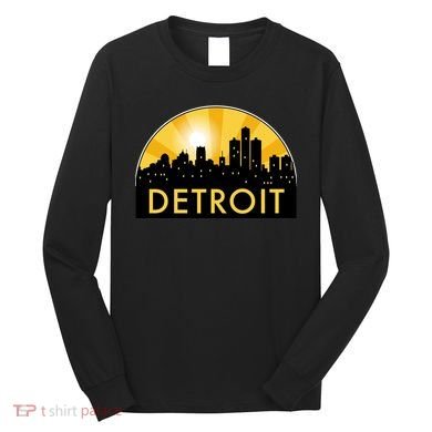 Detroit Record Logo Long Sleeve Shirt