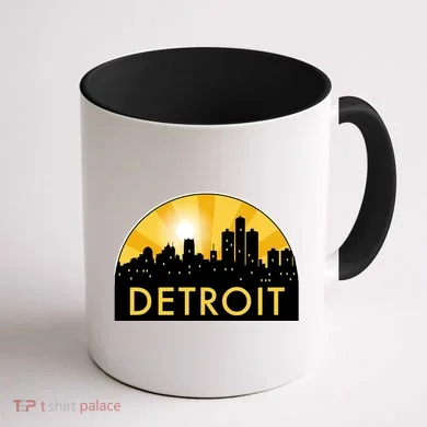 Detroit Record Logo Coffee Mug back