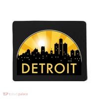 Detroit Record Logo Mousepad thumb 0